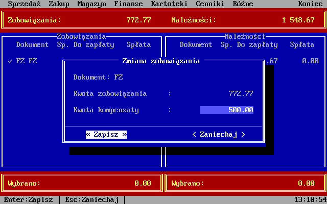 Rozliczanie za pomocą kompensaty