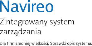 Navireo. Zintegrowany system zarządzania. Dla firm średniej wielkości. Sprawdź opis systemu.