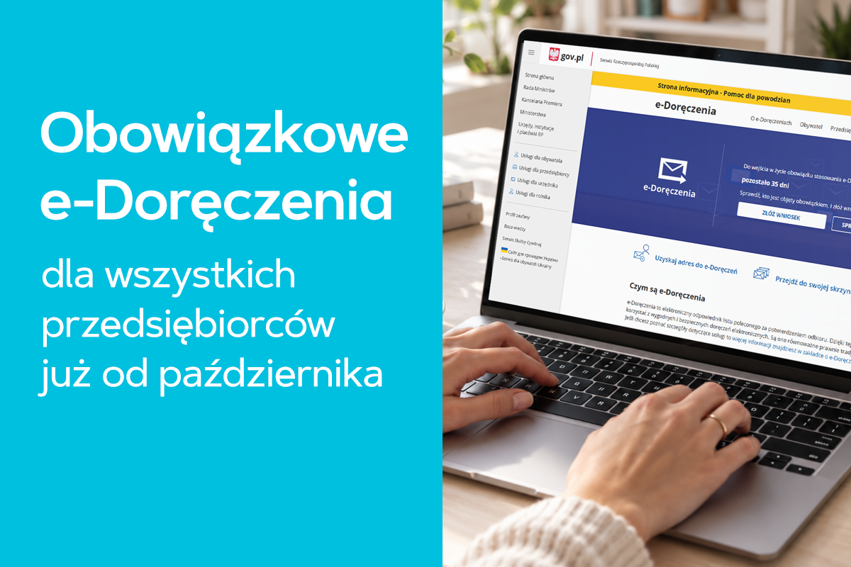 Obowiązkowe e-Doręczenia dla wszystkich przedsiębiorców już od października