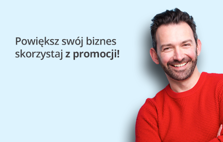 Powiększ swój biznes, skorzystaj z promocji! Powiększ swój biznes, skorzystaj z promocji!