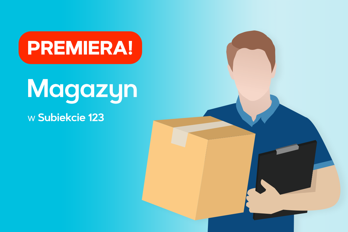 Nowość! Obsługuj magazyn z Subiektem 123 Nowość! Obsługuj magazyn z Subiektem 123