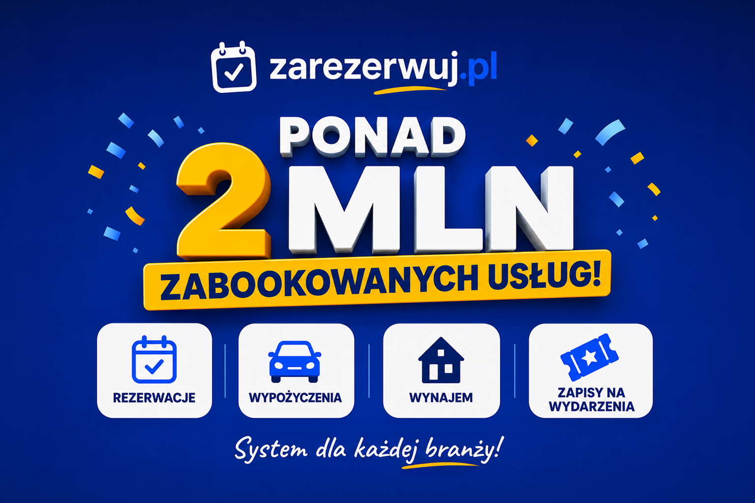 zarezerwuj.pl - ponad 2 miliony zabookowanych usług! zarezerwuj.pl - ponad 2 miliony zabookowanych usług!