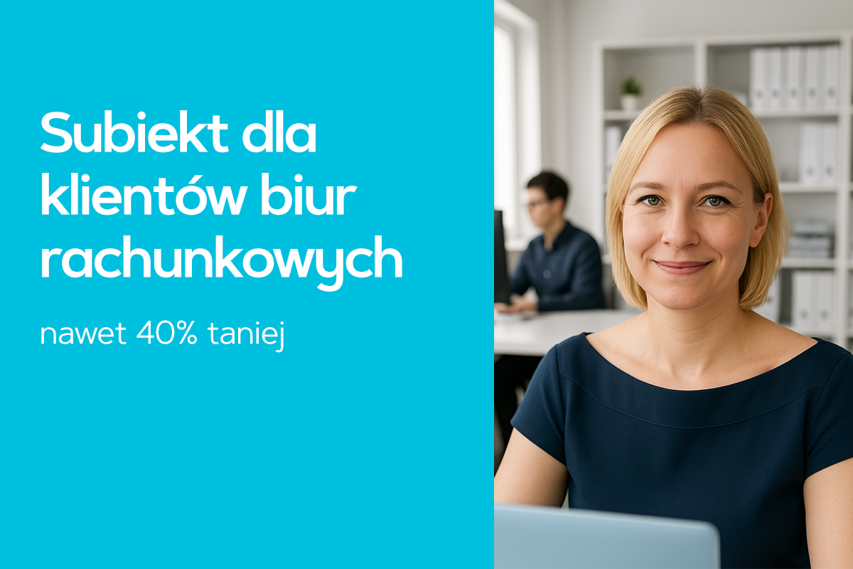 Subiekt dla klientów biur rachunkowych - nawet 40% taniej!