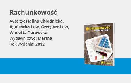 Zbiór zadań z rachunkowości Zbiór zadań z rachunkowości