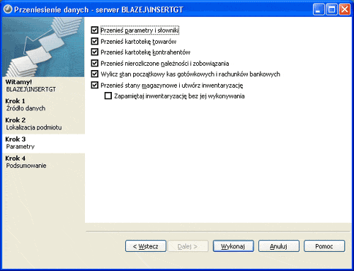 Krok 3: Parametry