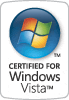 Certified for Windows Vista Certified for Windows Vista