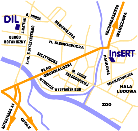 Plan dojazdu