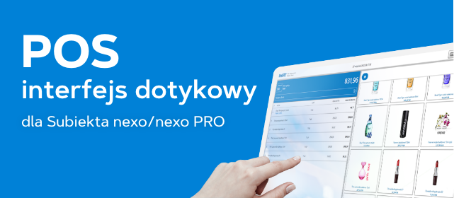 POS interfejs dotykowy dla Subiekta nexo