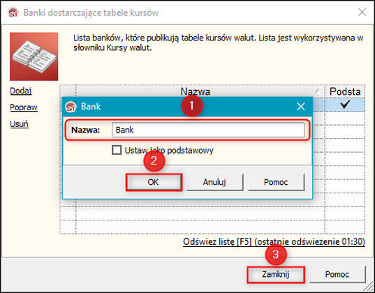 zakładu podczas bieżącej sesji logowania