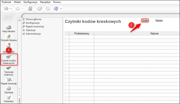 gdzie podłączyć czytnik kodów